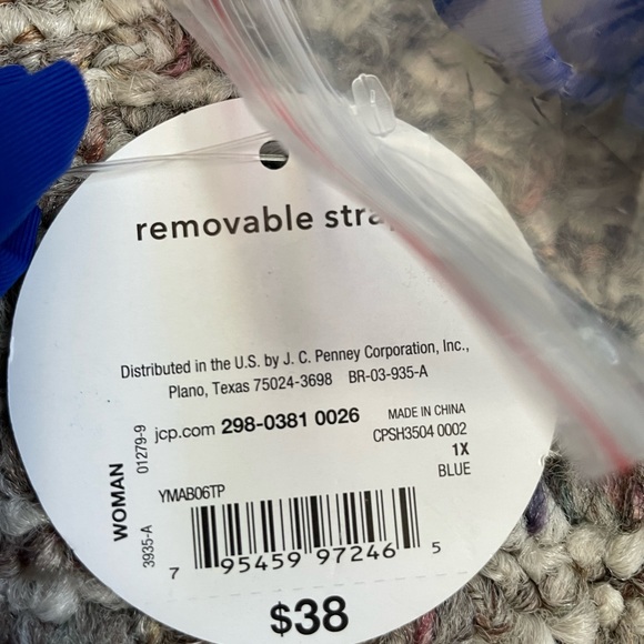 ⤵️🆕 Decree Removable Straps Midkini Swimsuit Top  Plus - Picture 8 of 12